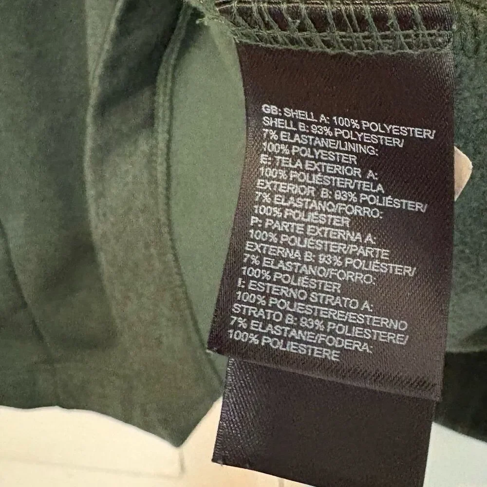 North Face Green‎ 1/4 Zip Pullover Size XL